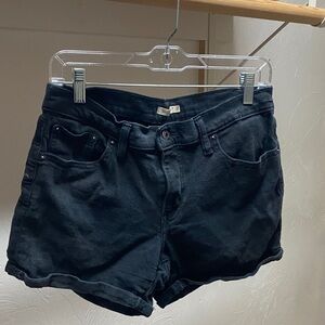 Levi's Dark Denim Jean Shorts
